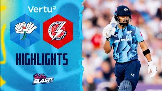 Yorkshire 🆚 Lancashire | T20 Blast 2025 | Abdullah Shafique Masterclass in Roses Clash 🔥