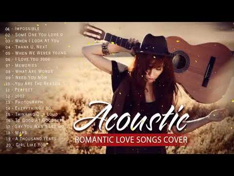 Best English Acoustic Love Songs Cover - Romantic Guitar Acoustic Cover Of Popular Songs Of All Time