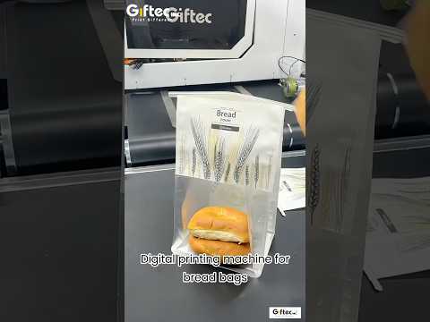Paper bag digital printer | Pouch printer | Bread bag printer | Single pass packaging printer