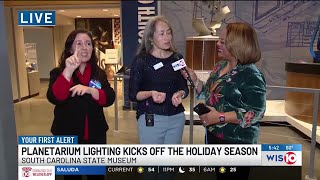 WIS' Judi Gatson speaks with museum officials ahead of Planetarium Lighting