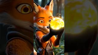 Ash's First Adventure 🦊✨ | A Story That Touches Hearts #animatedshorts #emotionalstory #shorts