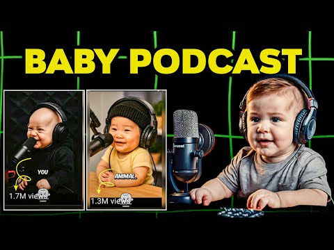 I Unleashed a Viral AI Baby Podcast with Just AI Tools! | Hedra AI Tutorial