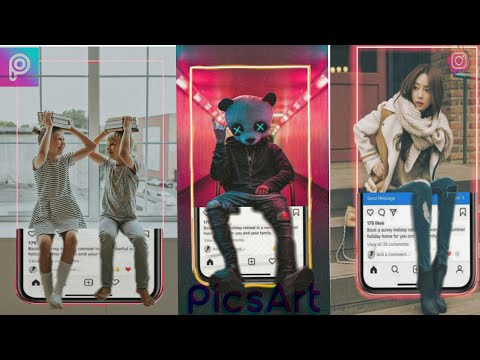 Picsarts 3D Instagram | Mobile Picsarts Editing Tutorial | Photo Hacks Using Picsarts