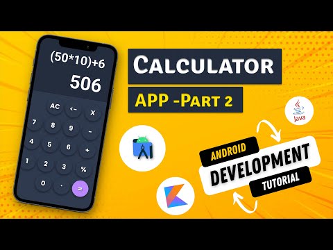 How to make a Simple Calculator in Android Studio | Part 2 | Android Development Tutorial 2022