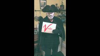 V FOR THE MIDTERMS #votedem #vforvendetta #votetuesday