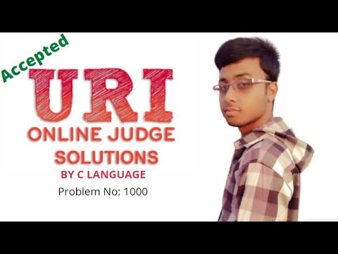 URI Online Judge Solution - 1000 with C programming Language.