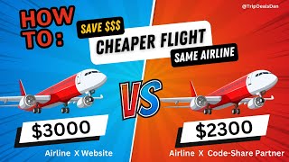 Unlock Huge Savings on Flights with Your Favorite Airline's Code - Share Partners!