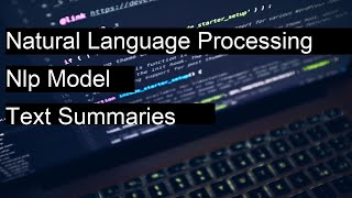 Build a natural language processing (NLP) model to generate text summaries of articles. with JavaScr