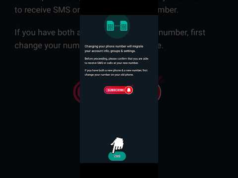 How to change Whatsapp number 💯 #trending #whatsapp #youtubeshorts
