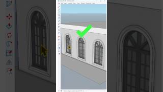 SketchUp tutorial ✨ How to use the Fallow me tools in SketchUp? #architecture #sketchuptutorial #art