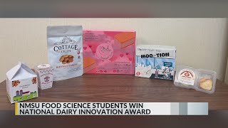 NMSU food science students win award for dairy innovation