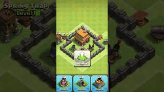 TH4 Top war base Anti everything #shorts