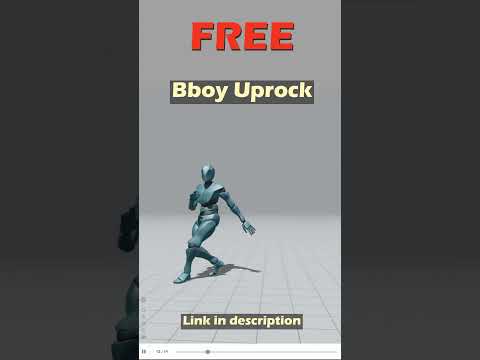 Bboy Uprock. Free Mixamo animation for Daz Studio's Genesis 9.