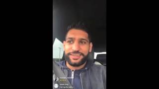 AMIR KHAN TALKS ABOUT CONOR MCGREGOR VS KHABIB NURMAGOMEDOV