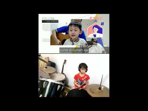 Gara gara corona,  mario feat drummer cilik talita siregar