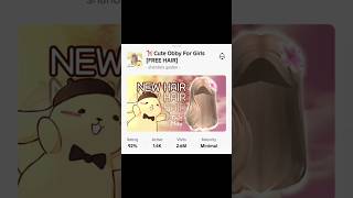 is this game gives you free hair? #roblox #obby #freeugc #cute #shorts