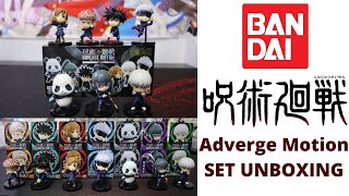 UNBOXING Jujutsu Kaisen Adverge Motion Set of 7