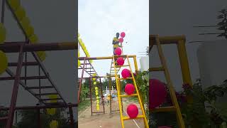 an obstacle course built to break your balance ! who faced the chaos with fearless nerve ?