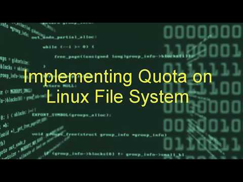 Implementing Quota on Linux Filesystem