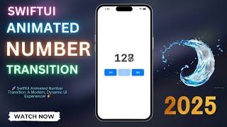 🚀 SwiftUI Animated Number Transition  A Modern, Dynamic UI Experience!