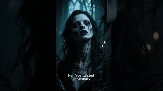 She wasn’t online.But something else was—using her face #horrorshorts #youtubeshorts#terrifyingtales