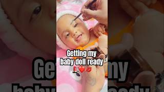 Getting my doll ready 💄❤️💋 Baby edition makeup #tharaholic #trending #cutebaby #makeup #mua #cute