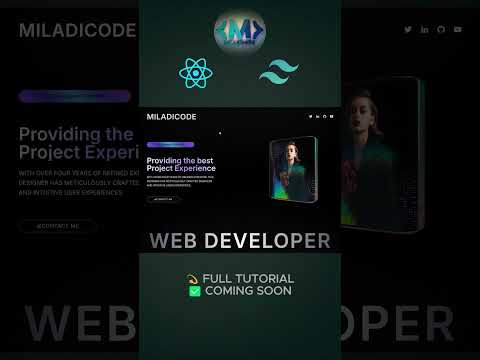 Build a Stunning 3D Portfolio Website with React, Tailwind & Spline