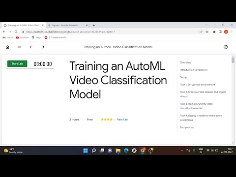 Training an AutoML Video Classification Model | Qwiklabs