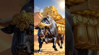 black hard worker king Goldencow are coming 🐂😱👑#trending #viralvideo #viralshorts #aianimals