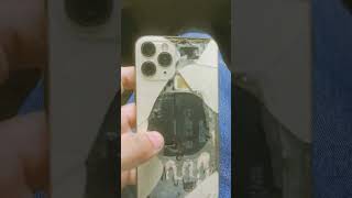 iPhone 11pro damge mobilerepairing #tech phonerepair #mobilephone #shorts #icreballing #newtrick