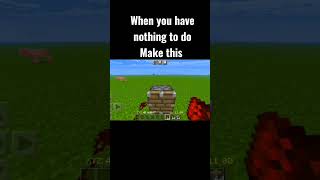 #minecraftshorts #minecraft so useful useless machine 🤣😅😂😎💜