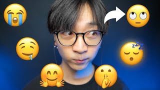 【ASMR】一緒にやってみよう(._.)絵文字チャレンジ 😴  あなたを絵文字で眠らせる | Emoji Challenge 💤