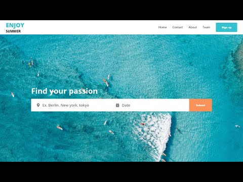 How to make website using HTML , CSS and Javascript step by step responsive website Tutorial