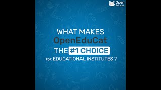 What Makes OpenEduCat #1 Choice For Education Institutes?