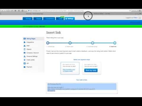 How to integrate Nicereply with Desk.com (Plain text URL)
