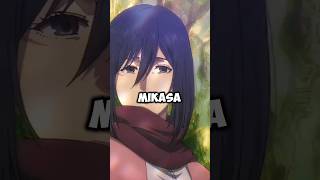 Who did Mikasa marry after Eren's death? #anime #attackontitan #shorts