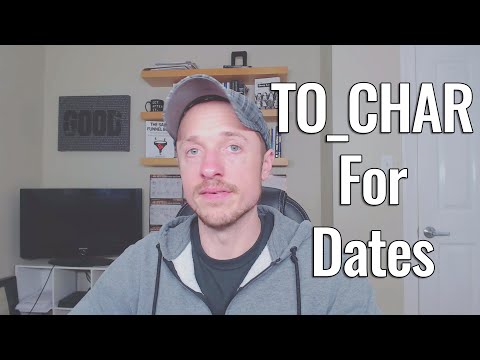 Using the TO_CHAR function in SQL Change Timestamp Output