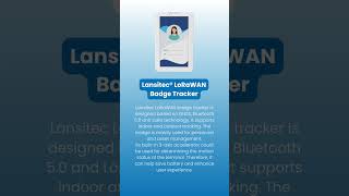 Introducing #Lansitec #LoRaWAN Smart #BadgeTracker. #iot #iotsolutions #trackingdevice #lorawan