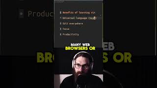 Benefits of Vim and Keybindings #linux #devops #vim #skool
