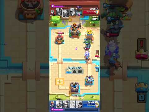 No Escape From The Hook 🎣👑 #clashroyale #supercell #gaming