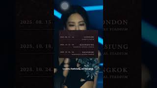 Updated Blackpink Deadline World Tour Schedule #blackpink #blackpinkinyourarea #worldtour