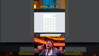 Dynamic calculator using HTML CSS and JavaScript #htmlcssjavascript  #coding