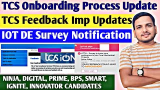 TCS Feedback Imp Updates | Full Update | Onboarding/Joining Update | Survey Mail | Interview Results