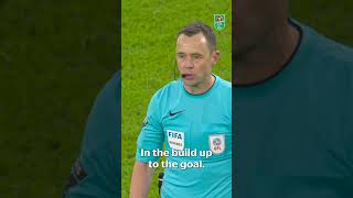 A first for VAR in English Football! 🎙️ #efl #carabaocup #VAR #Liverpool #tottenham
