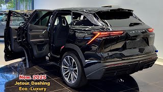 New 2025! All-New Jetour Dashing Eco Black | Ultra Comfort Luxury Interior and Exterior Show
