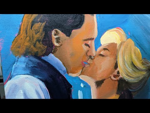Crimson Peak | Speed paint in Golden OPEN acrylics