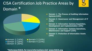 CISA Certification Domain Weighted Overview.