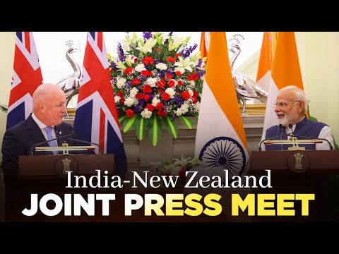 LIVE : PM Modi and PM Luxon of New Zealand at the joint press meet