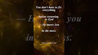 You don’t have to fix everything... #GodsGrace #ComeAsYouAre #FaithOverFear  #GodLovesYou