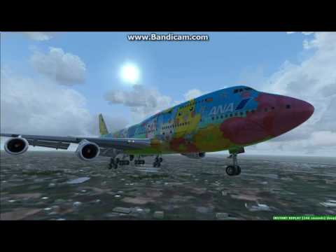 FSX PMDG 747 -400D  POKEMON @ RCTP 05R
